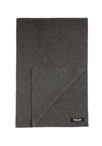 Willow - Slate - Luxury Lightweight Ribbed Merino Wool Scarf