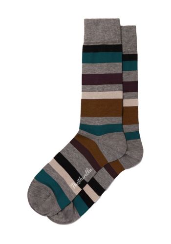 Jackson Contemporary Block Stripe Cotton Men's Socks