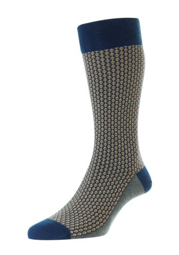 Elgar - Diamond Jacquard / Comfort Top / Egyptian Cotton Men's Socks