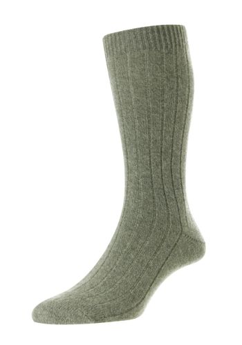 Waddington - Cashmere 5x1 Rib - Men's Sock 