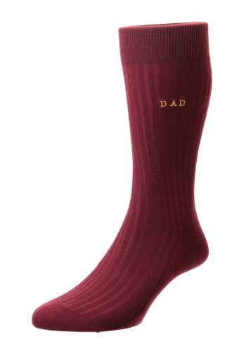 Laburnum Merino Wool Men's Socks With Monogramming