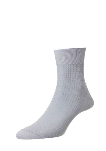 St James Mini Basket Textured Cotton Men's Ankle Socks