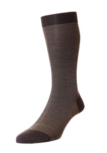 Beaumont - Birdseye - Merino Wool Men's Socks