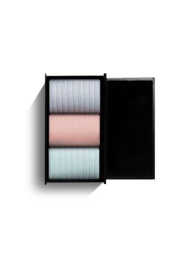Women's Cotton Fil d'Ecosse Collection - 'Choose Your Colours' Gift Box - 3-Pairs