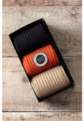 Laburnum - Merino Wool - 'Choose Your Colours' Gift Box - 3-Pairs - (Size: Medium)