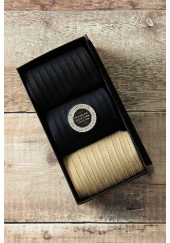 Pembrey Custom Colours Long Men's Socks Gift Box (Medium)