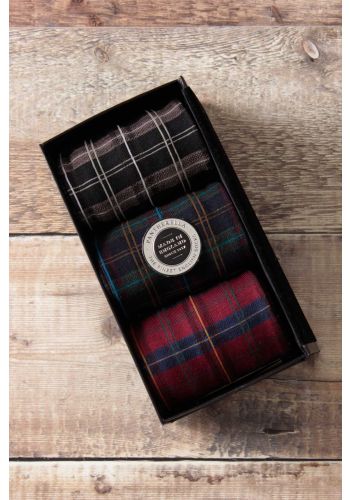 Turnham - Merino Wool - 'Choose Your Colours' Gift Box - 3-Pairs - (Size: Medium)