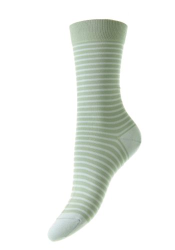 Selene - Breton Stripe Fil d'Ecosse / Cotton Lisle Women's Socks