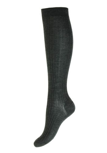 Rose - 5x3 Rib Merino Wool Knee-High Women's Sock
