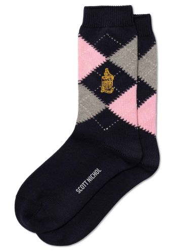 Taylor Organic Cotton Argyle Women's Socks 