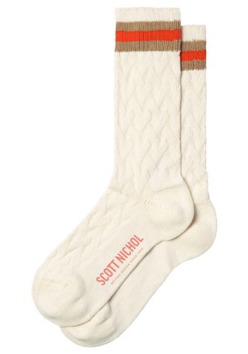 Spencer Organic Cotton Cable Knit Men's Socks