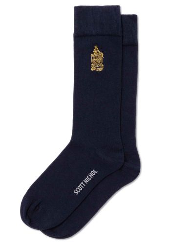 Frankie Organic Cotton Men's Socks with Crest